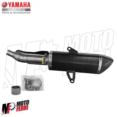 MF9236 Marmitta Yamaha XMax 300 2025 E5+ Akrapovic Terminale Slip On Omologato