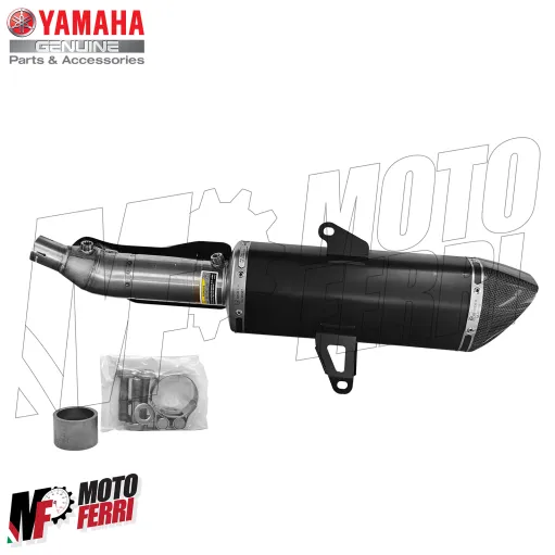 MF9236 Marmitta Yamaha XMax 300 2025 E5+ Akrapovic Terminale Slip On Omologato