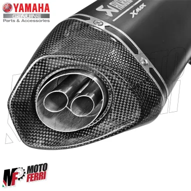 MF9236 Marmitta Yamaha XMax 300 2025 E5+ Akrapovic Terminale Slip On Omologato