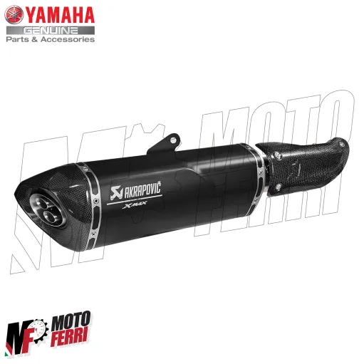 MF9236 Marmitta Yamaha XMax 300 2025 E5+ Akrapovic Terminale Slip On Omologato