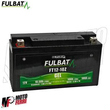 MF9241 Batteria Zontes 350 T1 T2 R1 V1 X1 GK Fulbat Gel da 2021 a 2025 FT12-10Z
