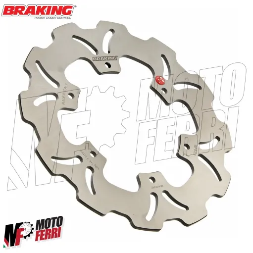 MF1938 DISCO FRENO ANTERIORE WAVE BRAKING + PASTIGLIE BREMBO VESPA GTS 125 300