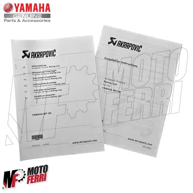 MF9251 Marmitta Akrapovic Yamaha MT-09 2024 2025 Titanio Omologata