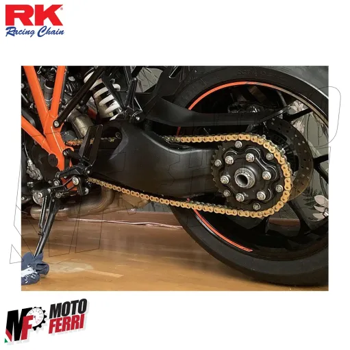 MF3381 Catena Trasmissione RK ZXW Passo 525 BMW S 1000 XR Oro da 2015 a 2024