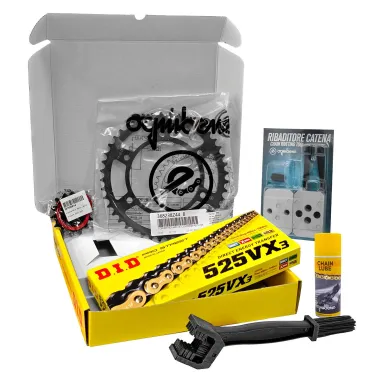 MF9252 Kit Trasmissione DID Benelli Leoncino 500 TRAIL Corona 44 Pignone 14 da 2019 a 2024