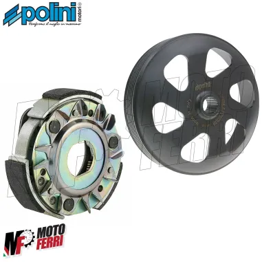 MF1950 CAMPANA EVOLUTION POLINI + FRIZIONE PIAGGIO ORIGINALE VESPA GTS 300