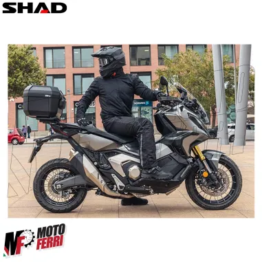 MF9256 Bauletto Moto SHAD TERRA TR41 Alluminio 41L + Schienalino e Piastra Universale