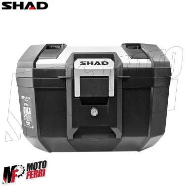 MF9256 Bauletto Moto SHAD TERRA TR41 Alluminio 41L + Schienalino e Piastra Universale