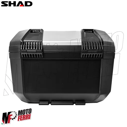 MF9256 Bauletto Moto SHAD TERRA TR41 Alluminio 41L + Schienalino e Piastra Universale