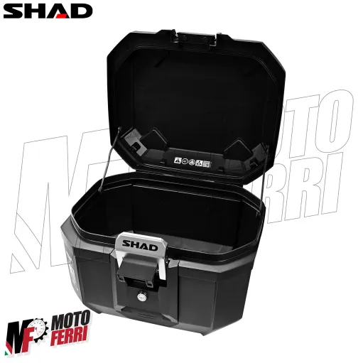 MF9256 Bauletto Moto SHAD TERRA TR41 Alluminio 41L + Schienalino e Piastra Universale