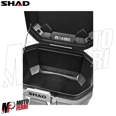 MF9229 Bauletto Moto SHAD TERRA TR41 Nero 41L + Schienalino e Piastra Universale
