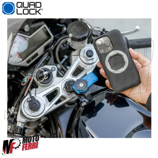 MF9258 QUAD LOCK Moto Supporto Smartphone Cellulare Piastra Forcella superiore