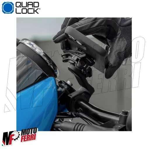 MF9259 QUAD LOCK Moto Smorzatore Vibrazioni Smartphone Supporto Piastra Forcella
