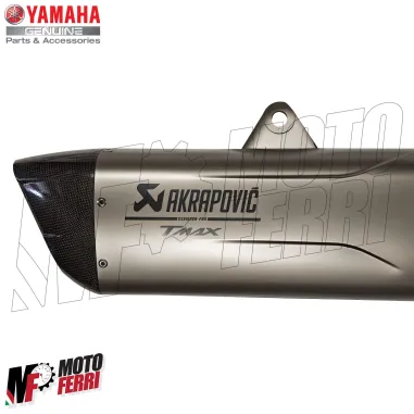 MF9267 Marmitta Scarico Akrapovic per Yamaha TMax 560 2025 E5+ Titanio Omologata