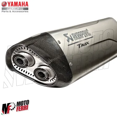 MF9267 Marmitta Scarico Akrapovic per Yamaha TMax 560 2025 E5+ Titanio Omologata