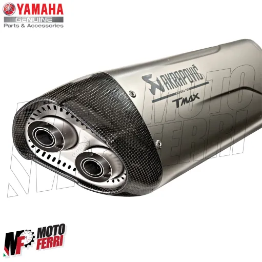 MF9267 Marmitta Scarico Akrapovic per Yamaha TMax 560 2025 E5+ Titanio Omologata