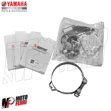 MF9267 Marmitta Scarico Akrapovic per Yamaha TMax 560 2025 E5+ Titanio Omologata