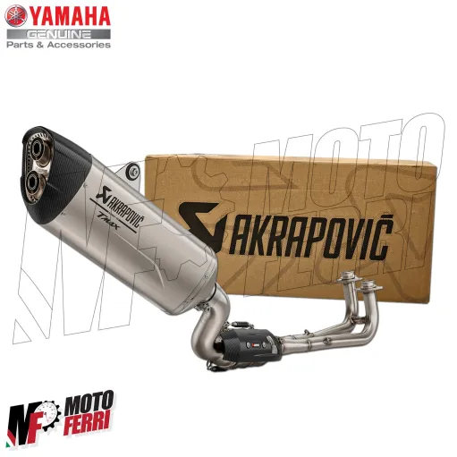 MF9267 Marmitta Scarico Akrapovic per Yamaha TMax 560 2025 E5+ Titanio Omologata