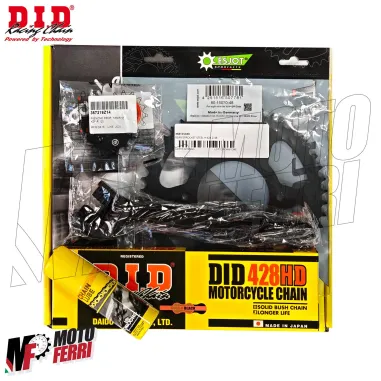 MF9268 Kit Trasmissione DID Yamaha MT 125 Corona 48 Pignone 14 dal 2015 al 2019