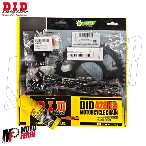 MF9268 Kit Trasmissione DID Yamaha MT 125 Corona 48 Pignone 14 dal 2015 al 2019