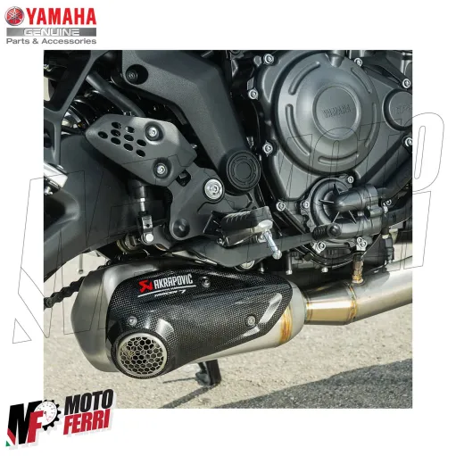 MF9270 Marmitta Scarico Akrapovic Yamaha Tracer 7 GT  2025 E5+ Titanio Omologata
