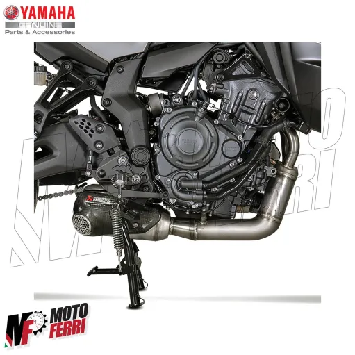 MF9270 Marmitta Scarico Akrapovic Yamaha Tracer 7 GT  2025 E5+ Titanio Omologata