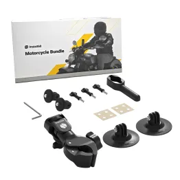 MF9262 Kit Supporto Morsetto Manubrio per INSTA360 Action Cam Moto Bundle