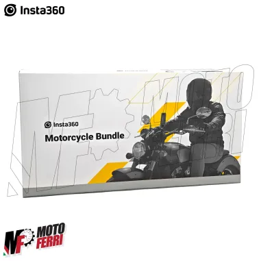 MF9262 Kit Supporto Morsetto Manubrio per INSTA360 Action Cam Moto Bundle