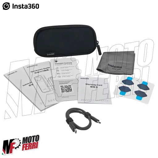 MF9261 INSTA360 X5 Action Cam 8K Videocamera 360 Video Universale Moto