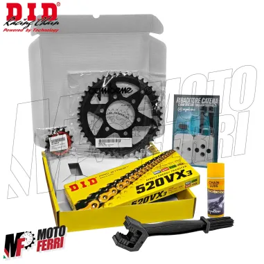 MF9272 Kit Trasmissione DID Kawasaki Z 750 S Corona +2 Pignone 15 da 2004 a 2012