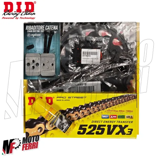 MF9273 Kit Trasmissione DID Yamaha MT-09 GT Tracer 900 Corona 45 Pignone 16 da 2018 a 2020