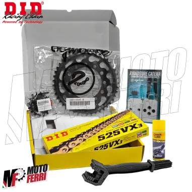 MF9273 Kit Trasmissione DID Yamaha MT-09 GT Tracer 900 Corona 45 Pignone 16 da 2018 a 2020