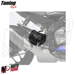 MF9274 Protezioni Pedane Poggiapiedi Carbon Look Yamaha R1 R1M dal 2015 al 2024 2