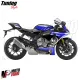 MF9274 Protezioni Pedane Poggiapiedi Carbon Look Yamaha R1 R1M dal 2015 al 2024