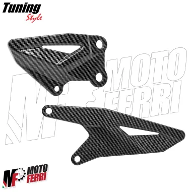 MF9274 Protezioni Pedane Poggiapiedi Carbon Look Yamaha R1 R1M dal 2015 al 2024