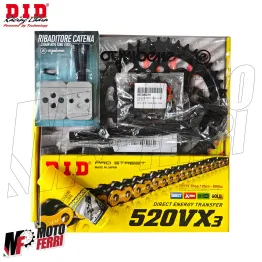 MF9278 Kit Trasmissione DID Aprilia RS 457 Corona 43 Pignone 15 - 2024 2025 2
