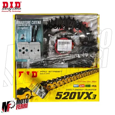 MF9279 Kit Trasmissione DID KOVE 800 X Corona 45 Pignone 15 - 2024 2025