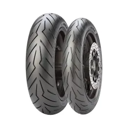 MF1956 GOMME PIRELLI DIABLO ROSSO ANTERIORE + POSTERIORE 120 70 12 58P + 130 70 12 62P