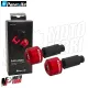 MF9161 Stabilizzatori Contrappesi Manubrio Paraxite Rosso 13-23mm Moto