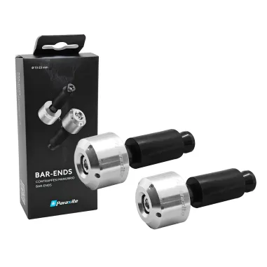 MF9163 Stabilizzatori Contrappesi Manubrio Paraxite Argento 13-23mm Moto