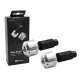 MF9163 Stabilizzatori Contrappesi Manubrio Paraxite Argento 13-23mm Moto