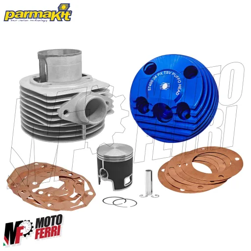 MF9282 Cilindro Parmakit TSV VESPA PX 125 150 DM 63 Testa Puffo 177 Alluminio