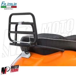 MF1963 - PORTAPACCHI POST CON RIBALTINA NERO OPACO FA ITALIA VESPA GTS HPE 300 2
