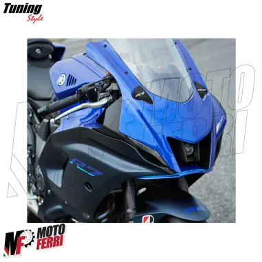 MF9286 Tappi Coperchi Specchietti CNC Nero Yamaha YZF-R7 da 2021 a 2025