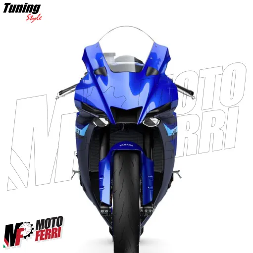 MF9287 Tappi Coperchi Specchietti CNC Nero Yamaha YZF-R1 da 2020 a 2025