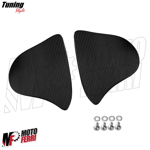 MF9287 Tappi Coperchi Specchietti CNC Nero Yamaha YZF-R1 da 2020 a 2025