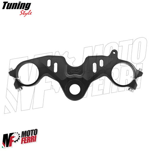 MF9296 Piastra Sterzo Forcella Racing per Yamaha YZF-R7 dal 2021 a 2025 CNC Nero