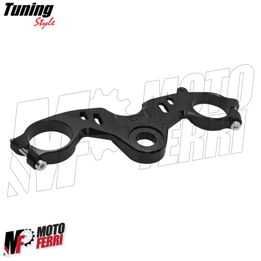 MF9296 Piastra Sterzo Forcella Racing per Yamaha YZF-R7 dal 2021 a 2025 CNC Nero