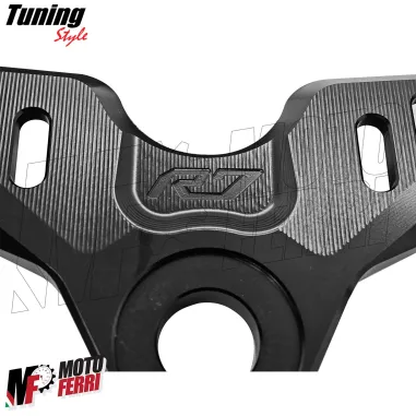 MF9296 Piastra Sterzo Forcella Racing per Yamaha YZF-R7 dal 2021 a 2025 CNC Nero