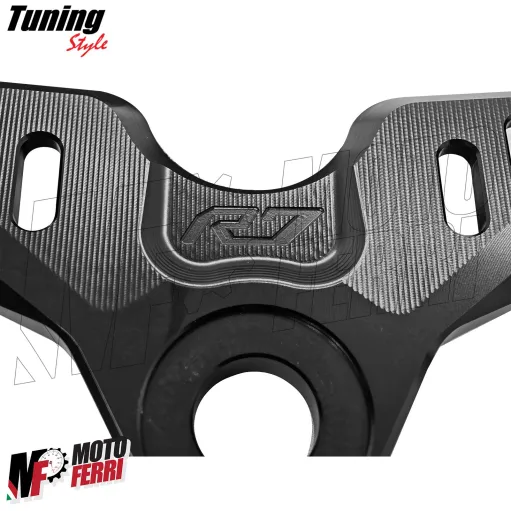 MF9296 Piastra Sterzo Forcella Racing per Yamaha YZF-R7 dal 2021 a 2025 CNC Nero
